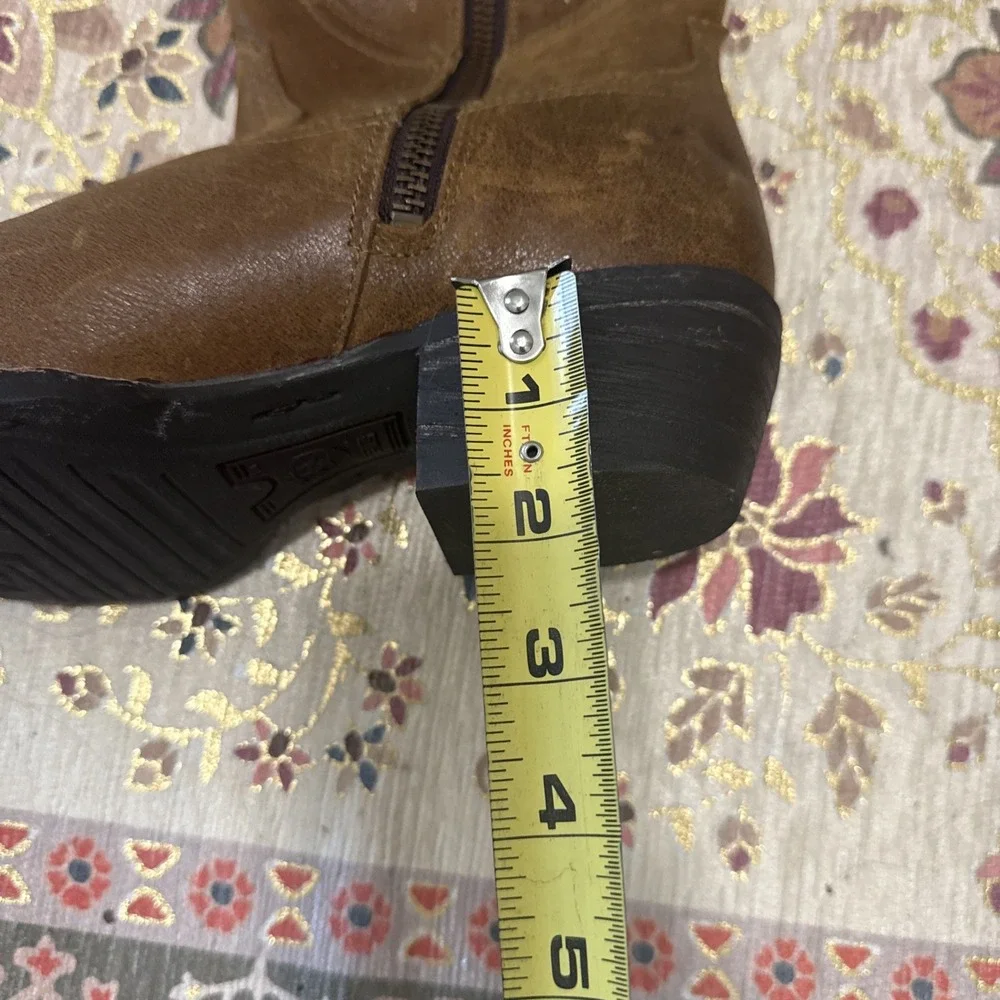 Ariat Riding Knee Boot w Western DetailMurrieta‎ Soft Distressed Brown New 6.5B